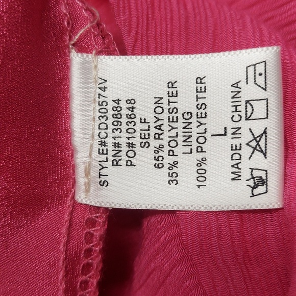 A Peach Pink Low V Cut Open Back Split Maxi & Mini Dress - Picture 6 of 16